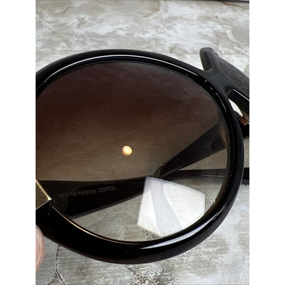 Oliver Peoples Sunglasses Harlot Oversized Dark Brown/Gold 64-15-130 Case Japan main image 6